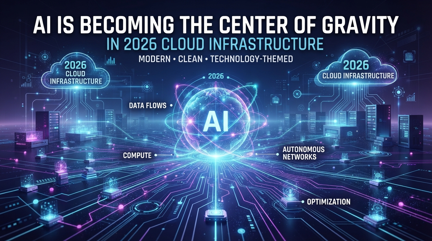 AI is becoming the center of gravity in 2026 cloud infrastructure