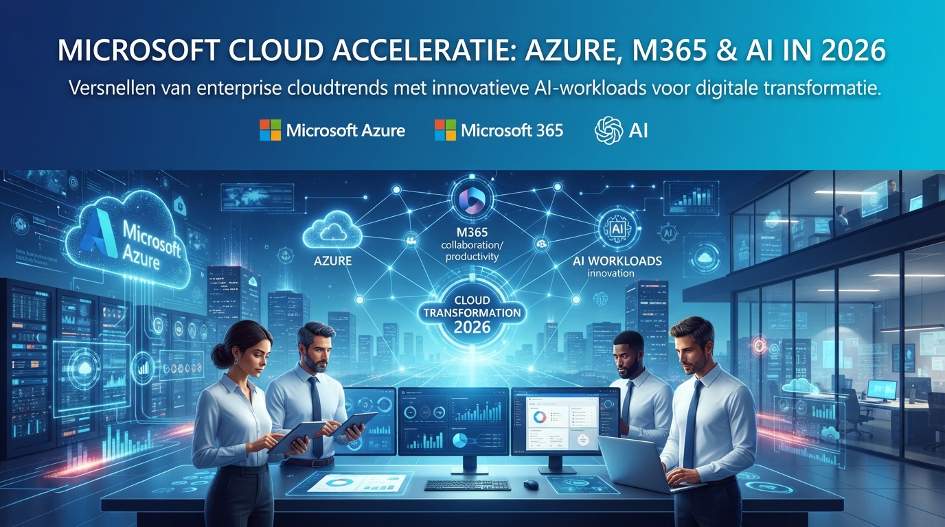 Azure, Microsoft 365 en AI-workloads versnellen enterprise cloudtrends in 2026