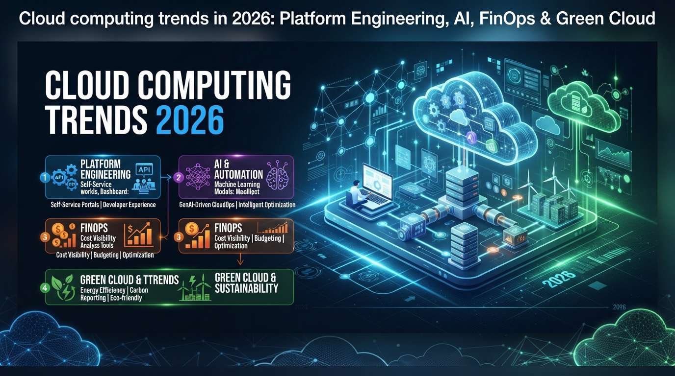 Cloud computing trends in 2026: platform engineering, AI, FinOps and Green Cloud