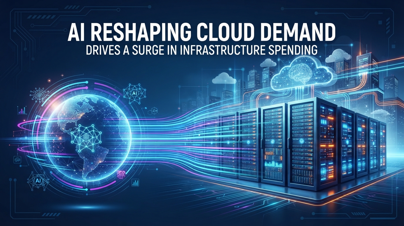 AI reshaping cloud demand drives a surge in infrastructure spending