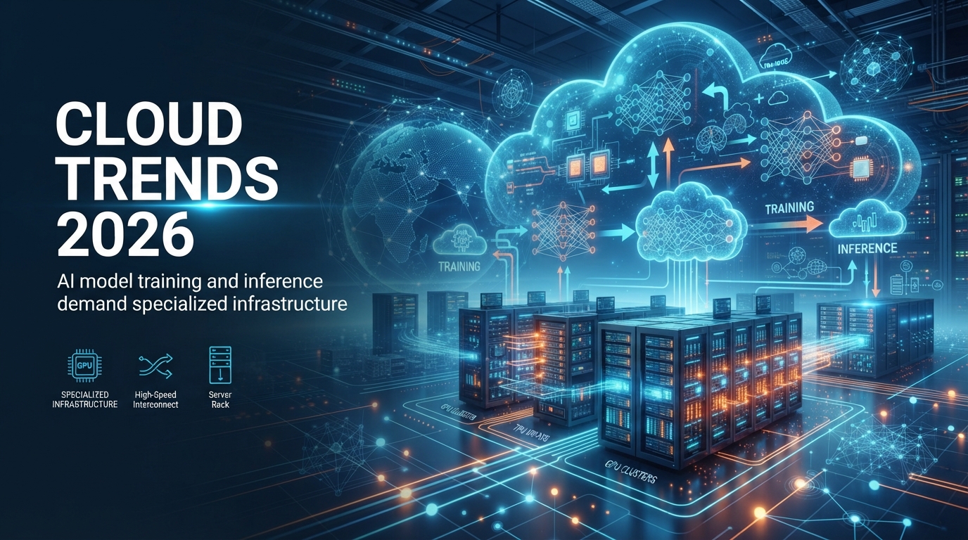 Cloud Trends 2026: AI model training and inference demand specialized infrastructure