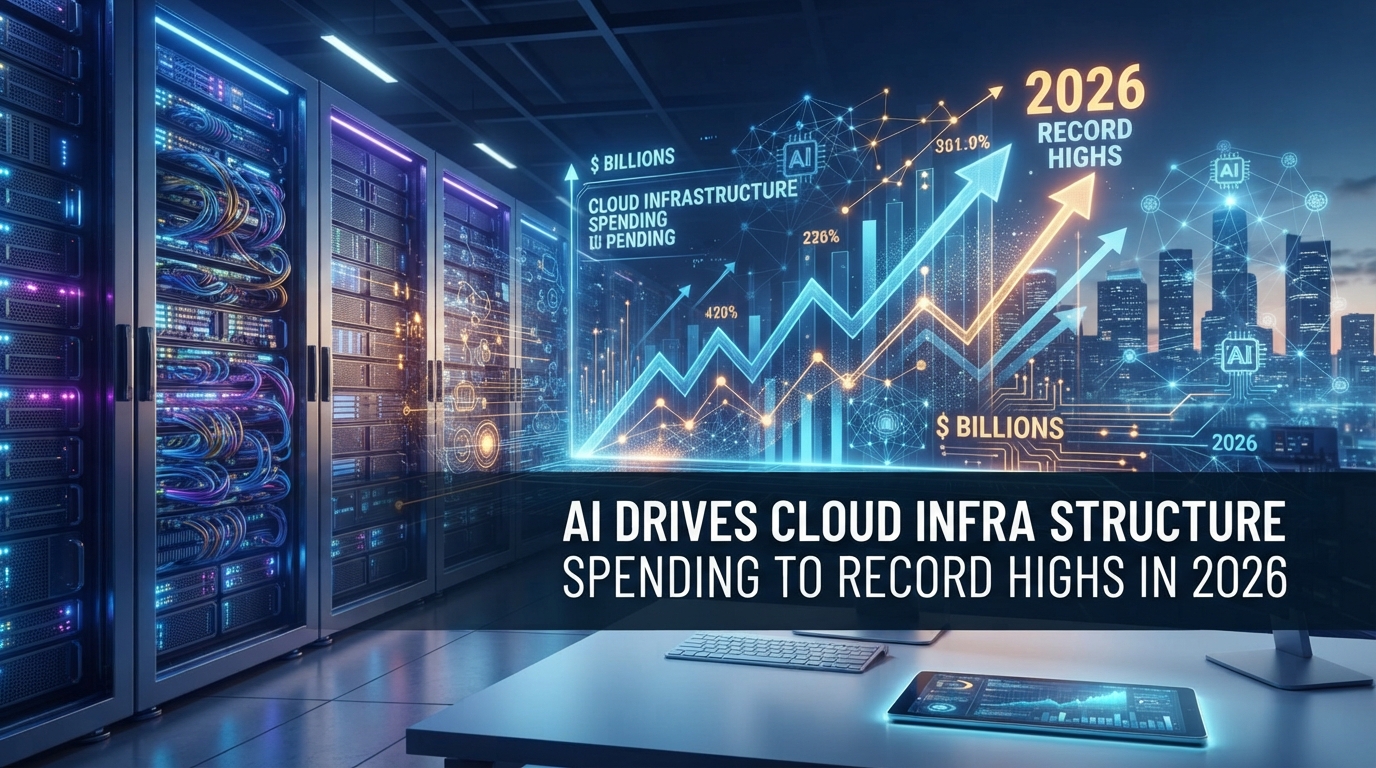 AI drives cloud infrastructure spending to record highs in 2026
