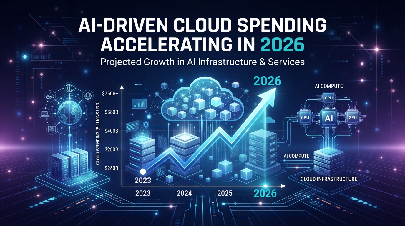 AI-drijvende clouduitgaven versnellen in 2026