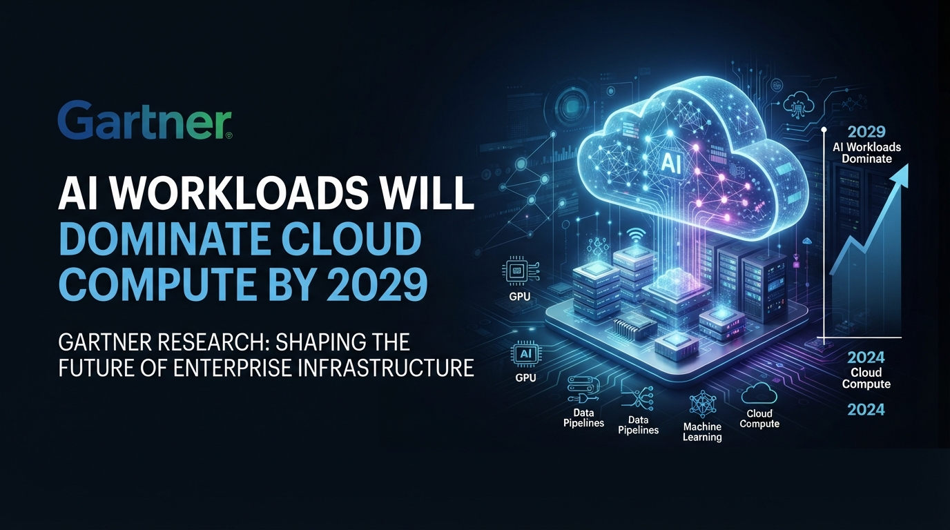 Gartner says AI workloads will dominate cloud compute by 2029