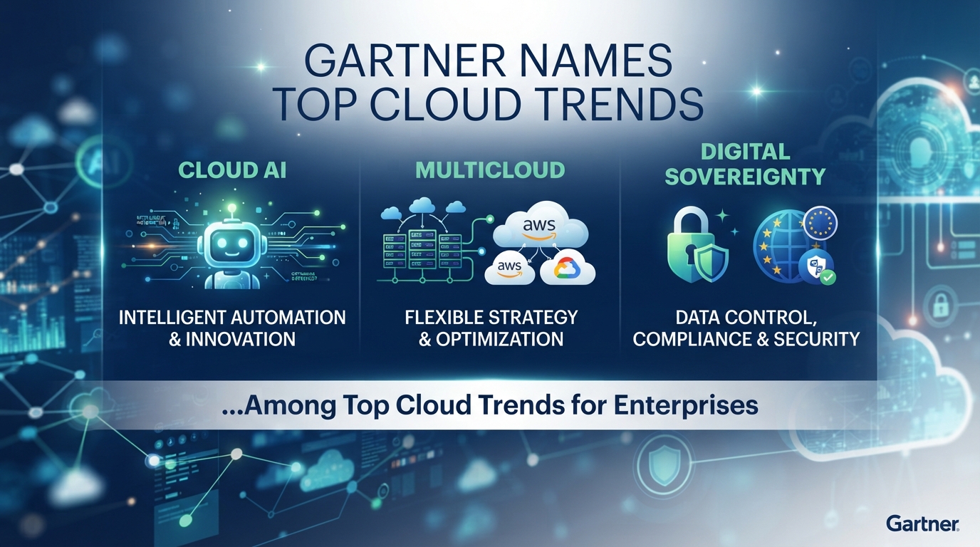 Gartner names cloud AI, multicloud, and digital sovereignty among top cloud trends