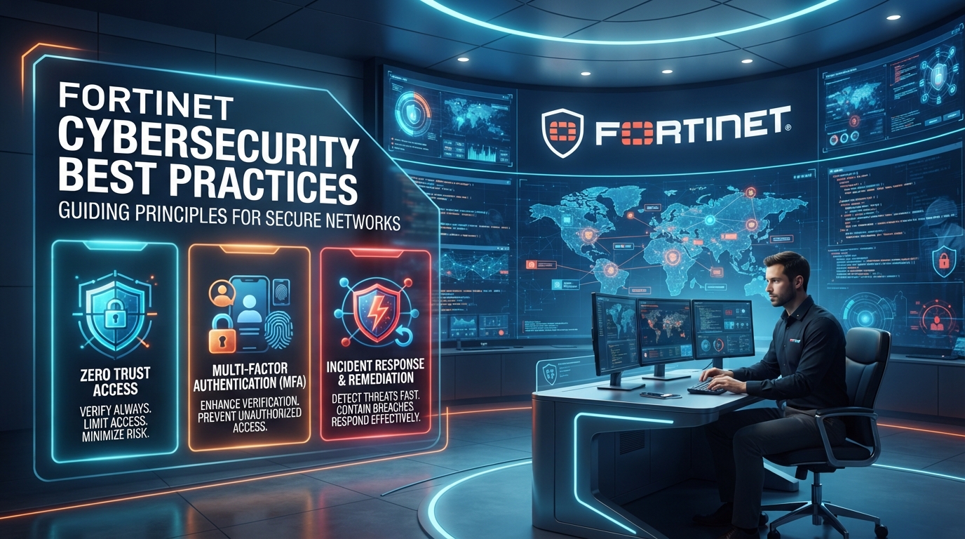 Fortinet lists zero trust, MFA, and incident response among top cybersecurity practices
