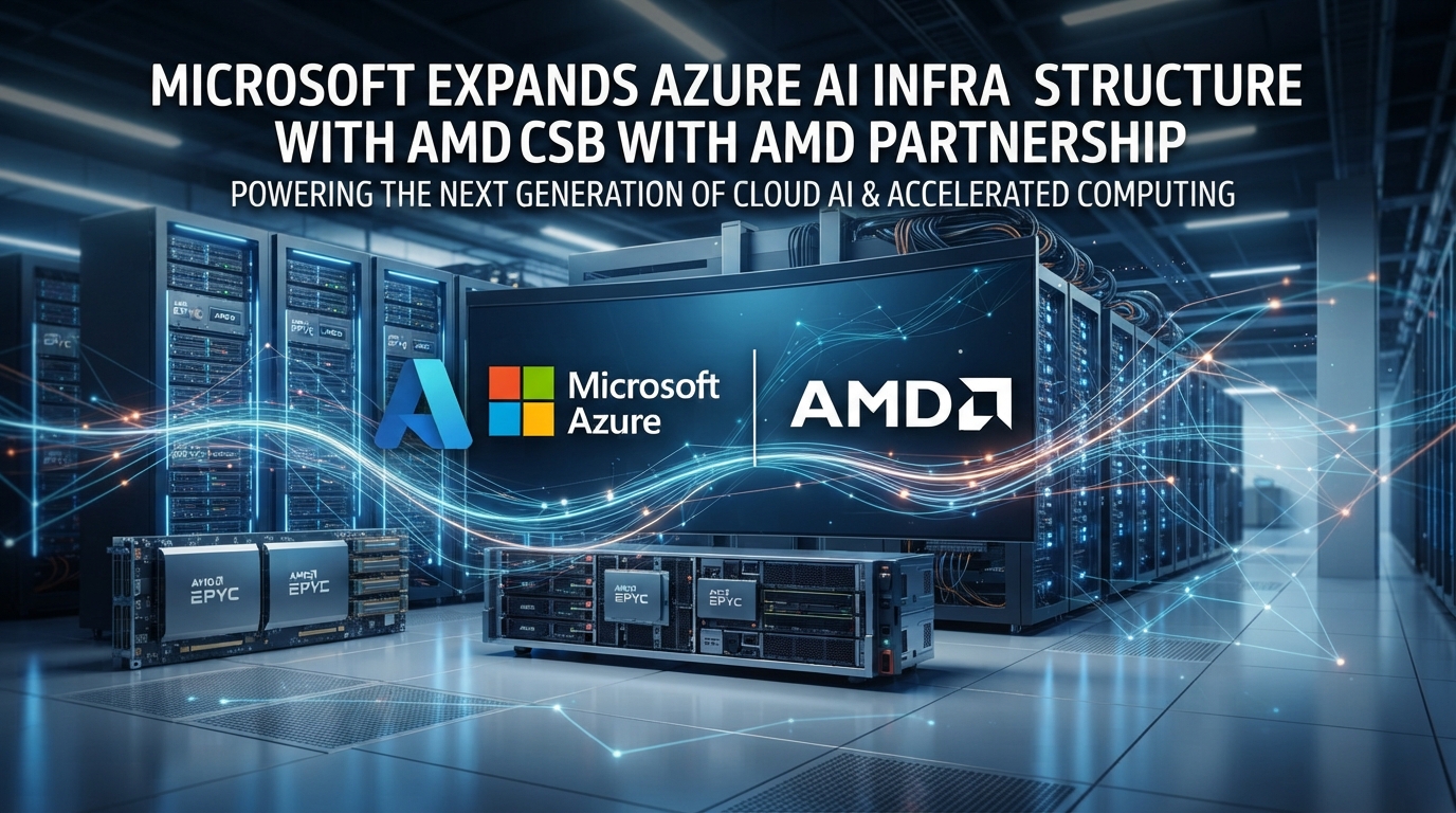 Microsoft expands Azure AI infrastructure with AMD partnership