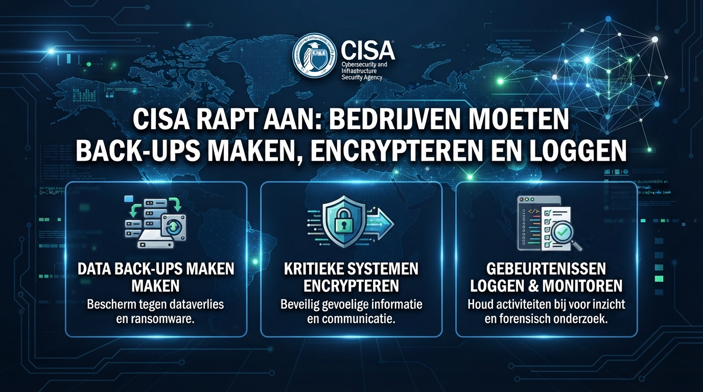 CISA says businesses should back up, encrypt, and log key systems