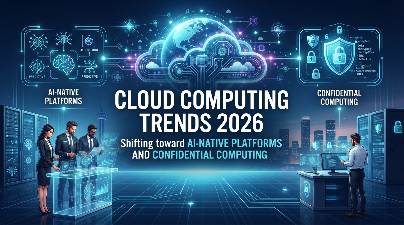 Cloud computing trends in 2026 are shifting toward AI-native platforms and confidential computing