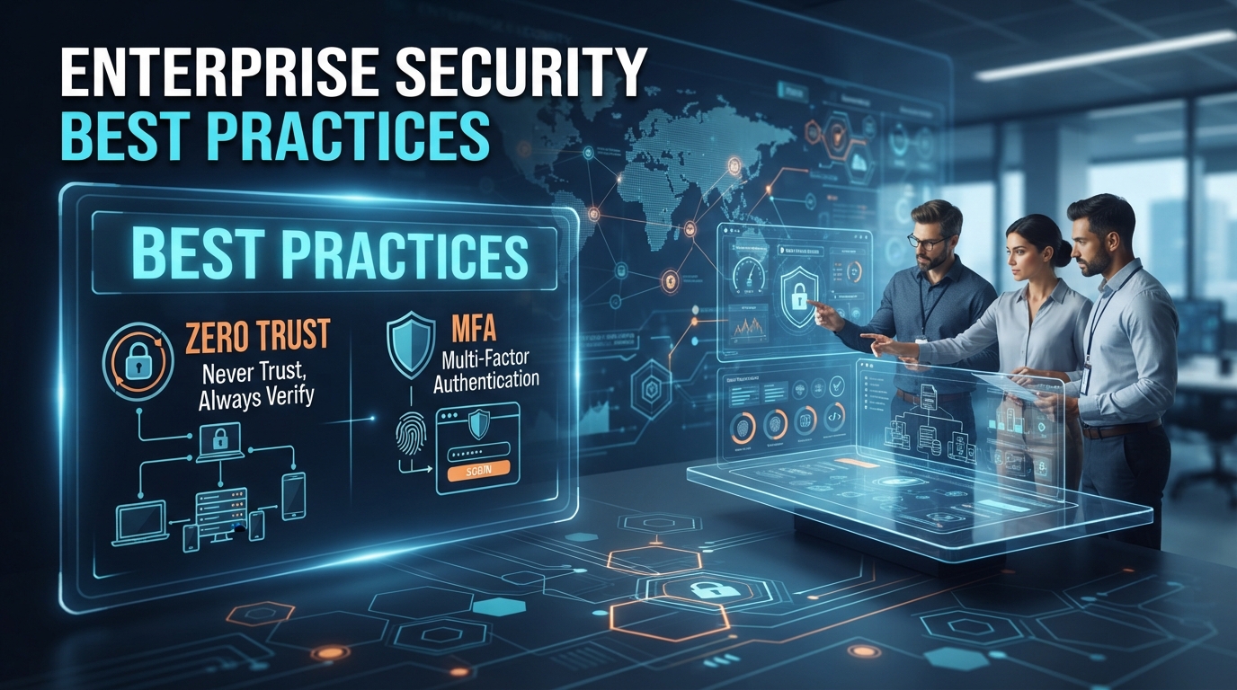 Enterprise Security Best Practices Focus on Zero Trust and MFA