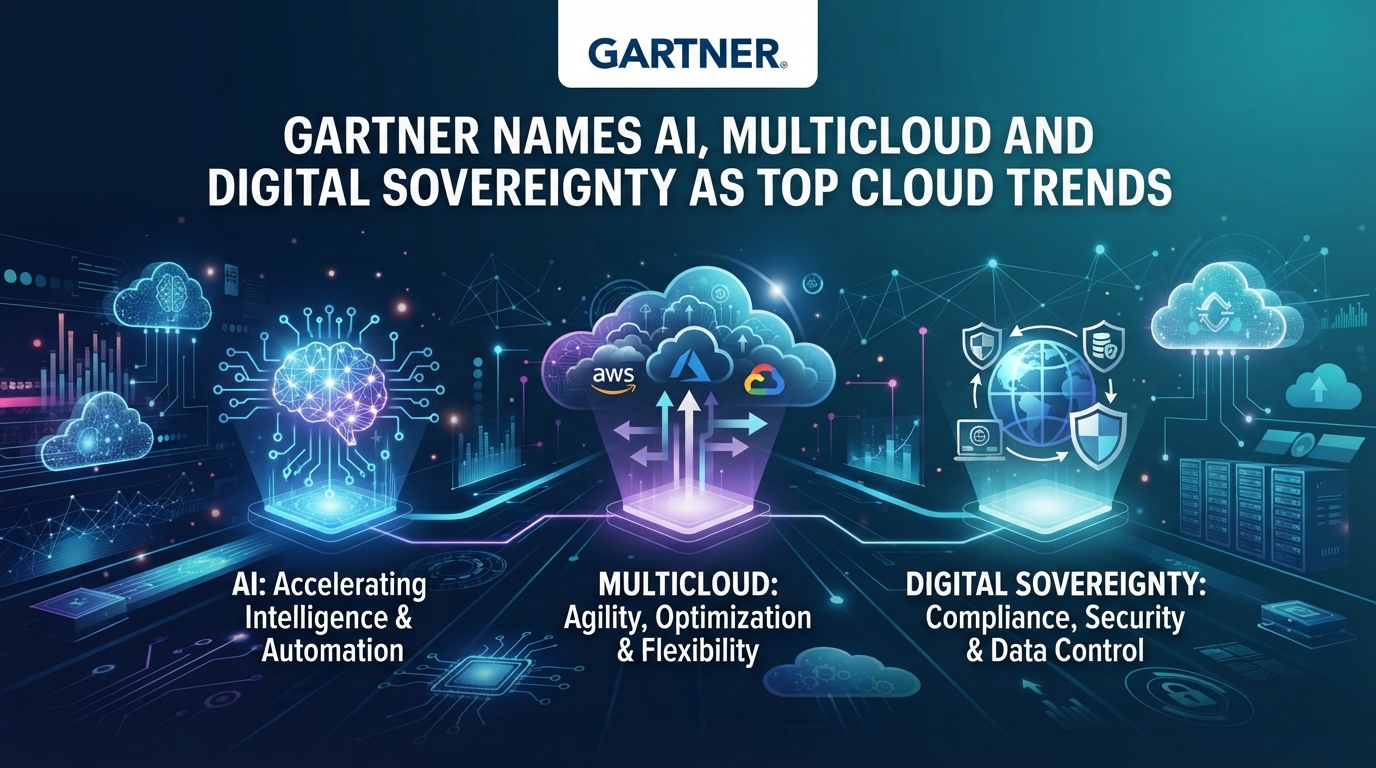 Gartner names AI, multicloud and digital sovereignty as top cloud trends