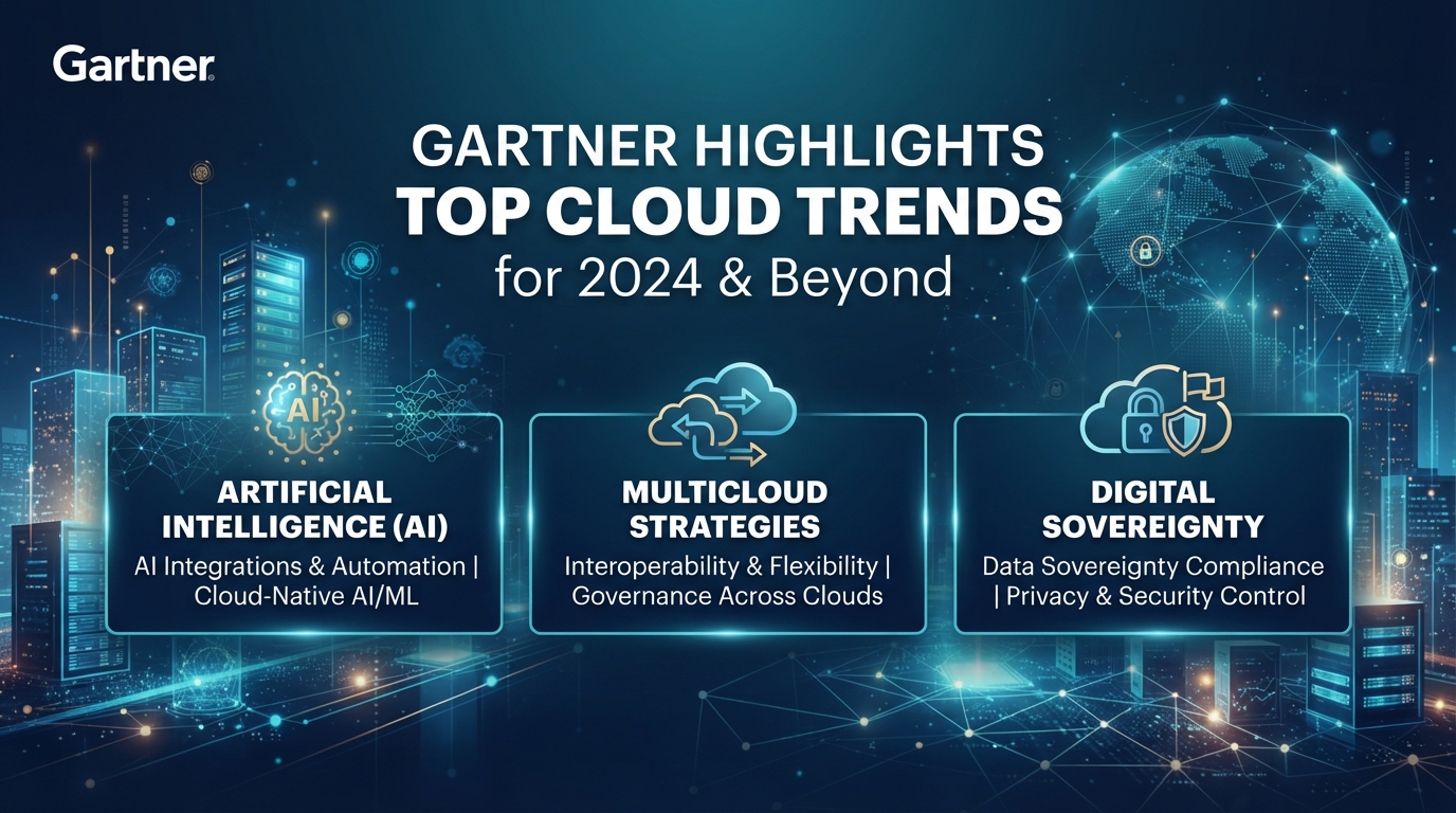 Gartner highlights AI, multicloud, and digital sovereignty as top cloud trends