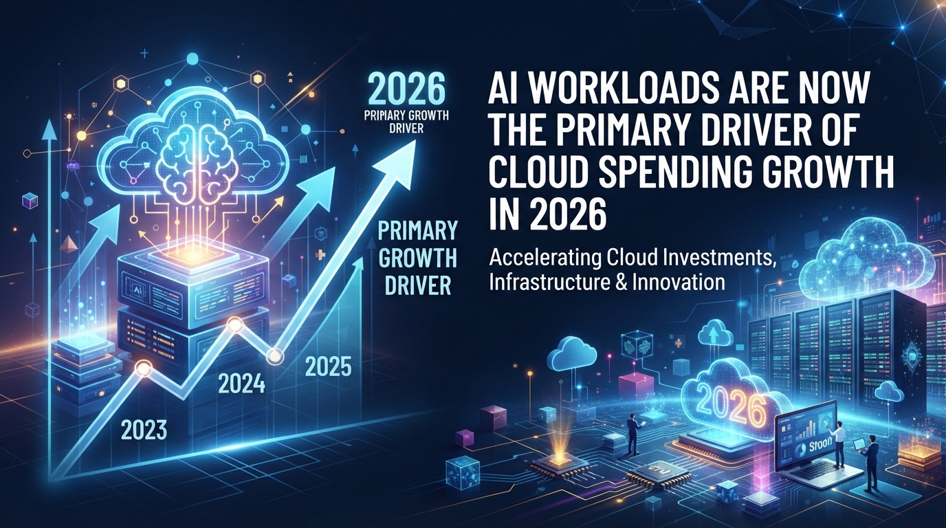 AI workloads are now the primary driver of cloud spending growth in 2026
